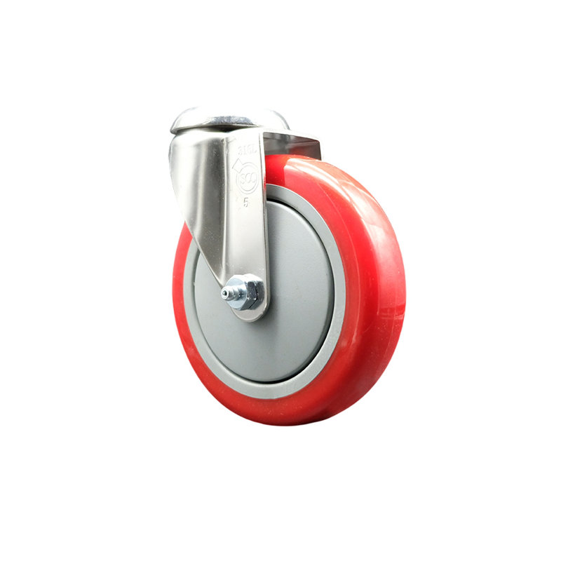 Polyurethane Casters, Red
