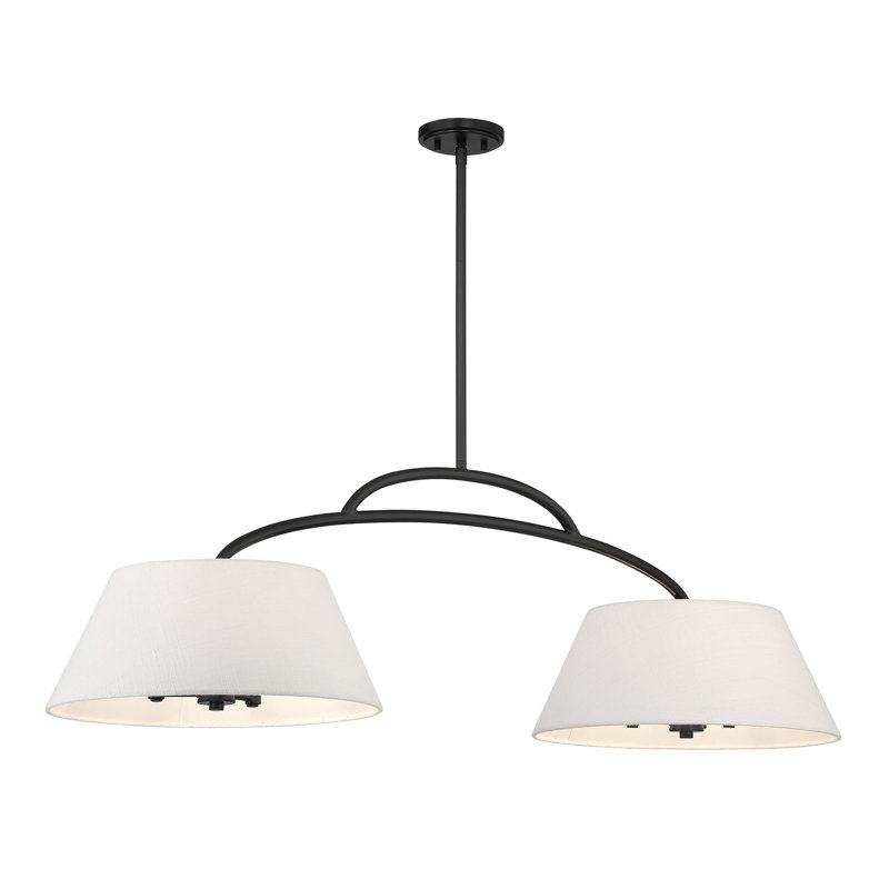 Luminaire suspendu charbon 6 lumières Lyutcho