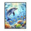  Smiling Dolphin Under Sea Giclee Art by LSR Design Studio-1062098597-1062098599