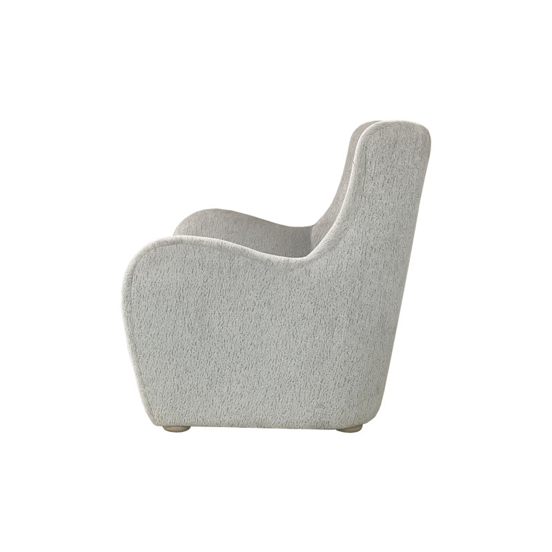 Chaise pivotante transitionnelle de couleur zinc, gris, H 36 po x l 33 po x P 32 po, tissu 73 lb