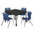 Kee Breakroom Table and Chair Set-93832724-93832725-93832735