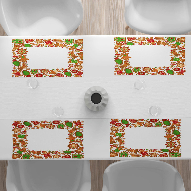 Polyester Abstract Rectangle Placemat
