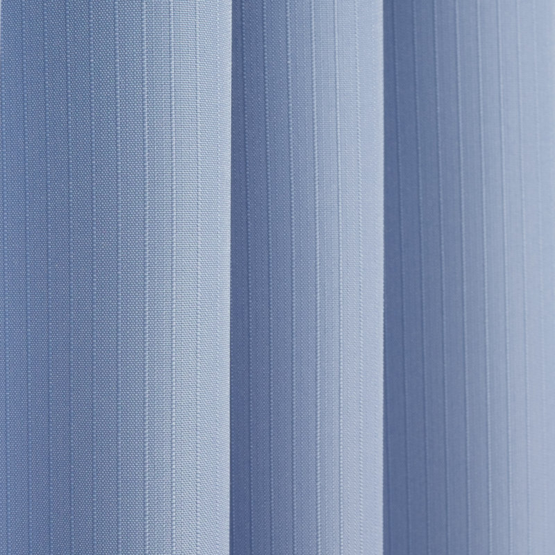 Rideaux de café Ennis, Bleu clair, L 36 po x l 54 po