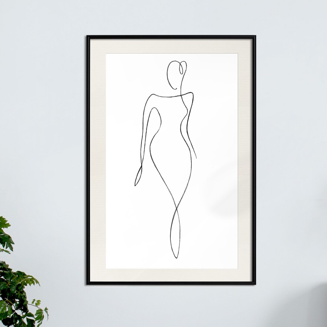 Gerahmtes Poster Impeccable Figure