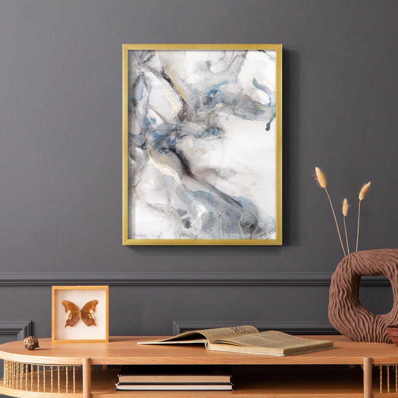 Marble Trance, reproduction encadrée - bois massif, H 20 po x l 16 po