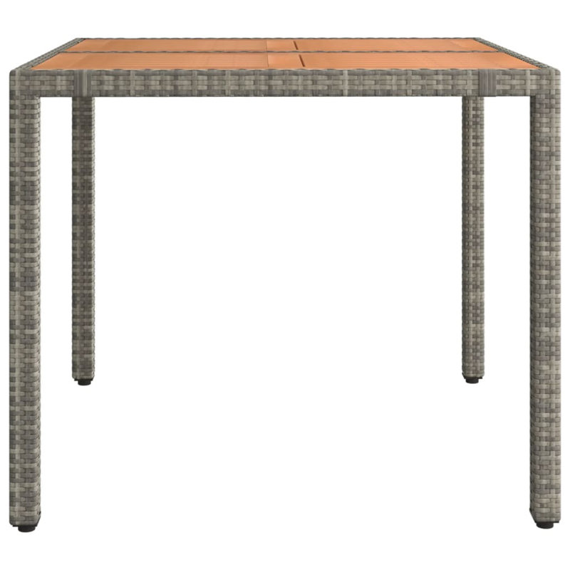 Dorielle Square Wicker Outdoor Dining Table , 90cm cm W 90cm cm D