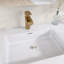 Ensemble de meuble-lavabo double 48 po avec plateau en résine intégré 48 po