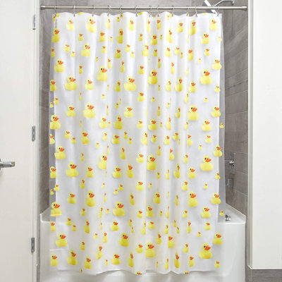 Rideau de douche simple à imprimé animal 