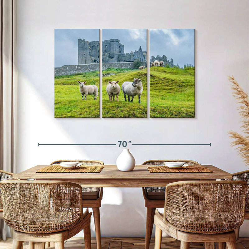 Brampt roche de mouton Cashel, H 36 po x l 57 po