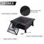 Labonte Square Steel Charcoal Smokeless Fire Pit