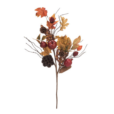  Récolte de feuilles artificielles multicolores Harvest Fall, 28 po.