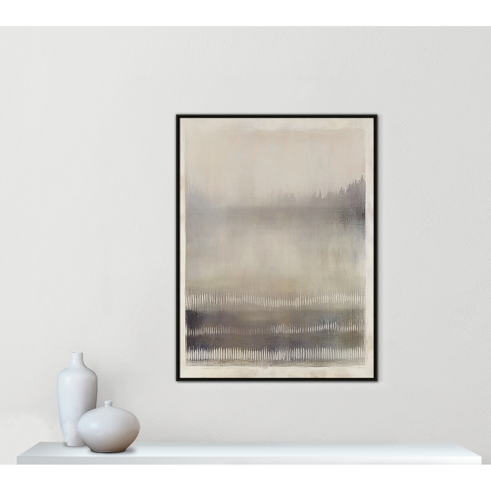 Balanced Silence III Print by Irena Orlov, 49.5" H x 37.5" W, Espresso Floater