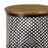 Chervil Round Accent Table with Drum Base-1994980262