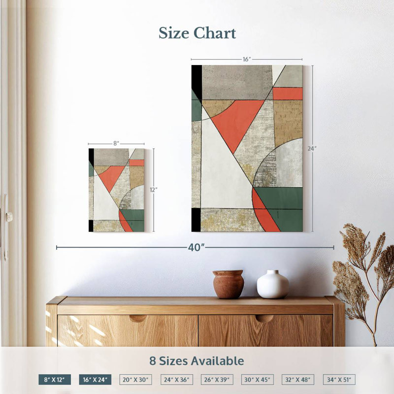 Avery Folding Together I, 12" H x 8" W