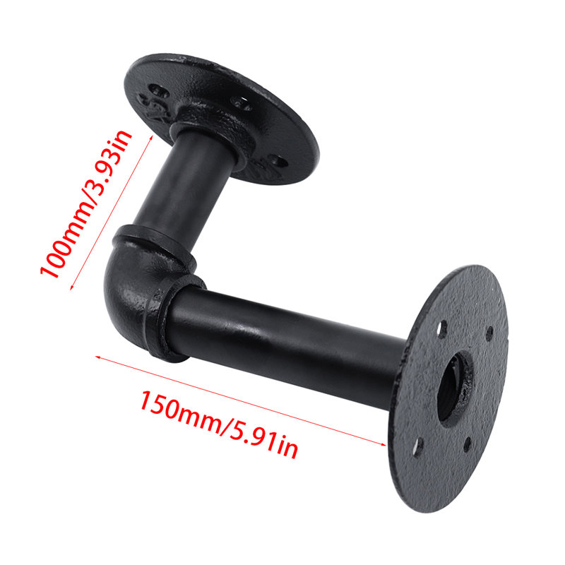 L-Shaped Iron Bracket Shelf