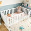 Lit simple en bois massif, lit sur pied, profil bas, sans sommier, structure à haute sécurité, bois blanc et durable, conception à profil bas, clôture, stabilité-130149946-130149944