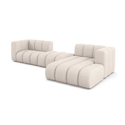 3 Seater Velvet Sofa & Chaise