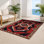 Tapis d'intérieur et d'extérieur brun Persian