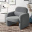 Morden Minimalist Upholstered Chenille  Accent Chair, Decorative Chairs-1046158371