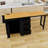 Kitchen Island with Extendable Dining Table, 3 Drawers, Power Outlet and Spice Rack-1655505737