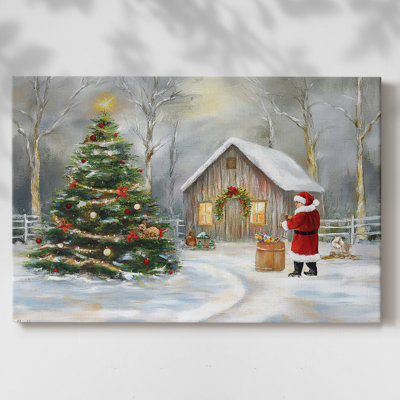 Art de Noël de Noël III - Toile tendue avec châssis - XCV