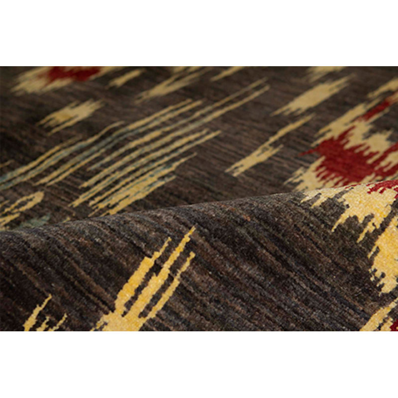 Wool Abstract Area Rug, Rectangle 8' x 9'11"