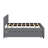 Full Upholstered Platform Bed With Trundle