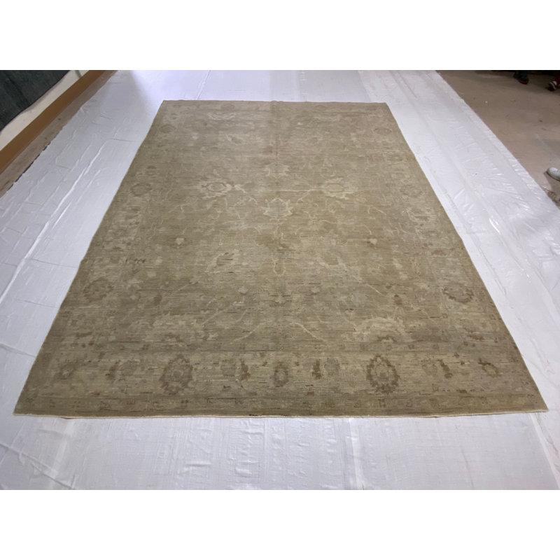 One-of-a-Kind 7'11" X 9'8" New Age Wool Area Rug in