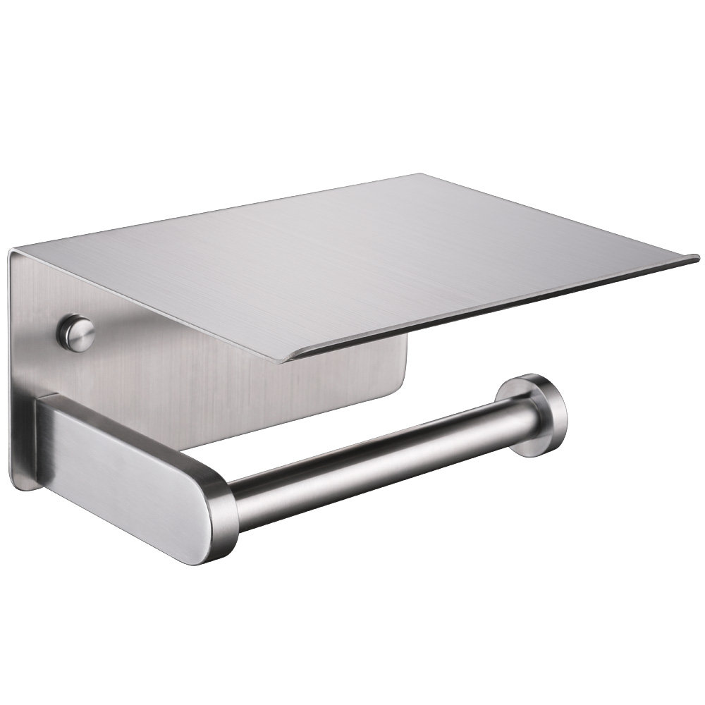 304 stainless steel concealed paper holder wall mounted paper holder hotel  toilet paper towel box paper