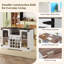 47.2 " W Glass Sideboard