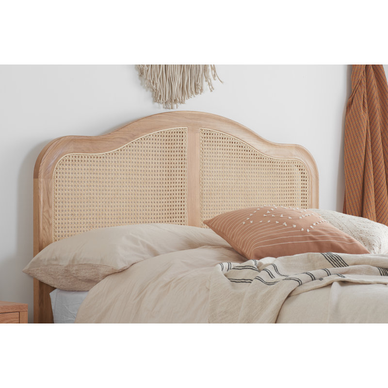 Algin Bed Frame, Beige, Kingsize (5')
