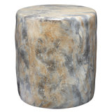 Cedar Side Table, Marbled Cream