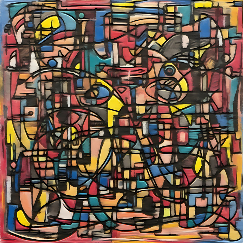 Enchevêtrement, H 24 po x l 24 po
