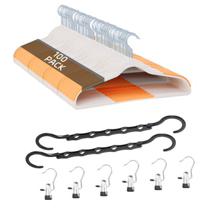 Meaha Plastic Non-Slip Standard Hanger