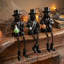 Paquet de 2 figurines effrayantes en résine pour Halloween