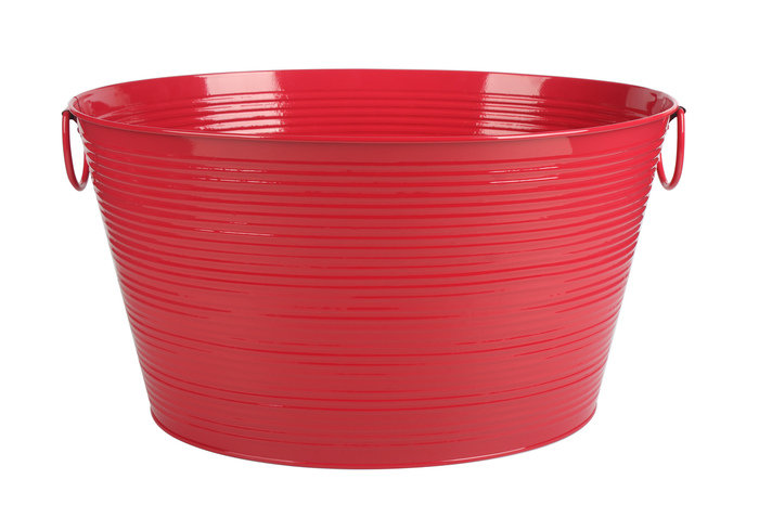 Baignoire de boisson ovale galvanisée Colburn