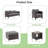 Regi 5 - Person Patio Wicker Conversation Set with Cushions and Rocking Swivel Chairs-15913184-15913185