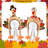 2 Pcs Plush Turkey Hat