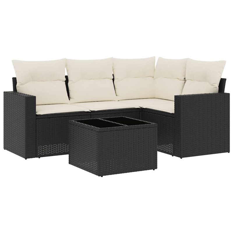 Ensemble de canapé de jardin 5 pièces Vidaxl