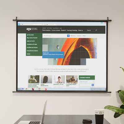 17 Stories Electric Projector Screen Projector Screen