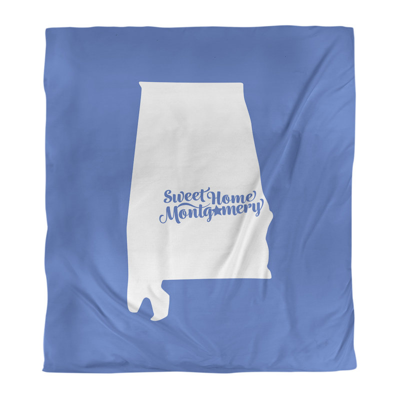 Housse de couette alabama montgomery, Housse de couette pour grand lit, Bleu