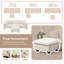 Canapé-lit modulaire convertible, ensemble de canapé réversible en forme de L avec coussins gratuits, canapé-lit en velours 4 places-106690944