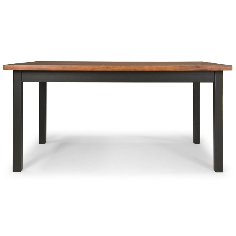 Sunrise Pine Solid Wood Dining Table, Black Walnut