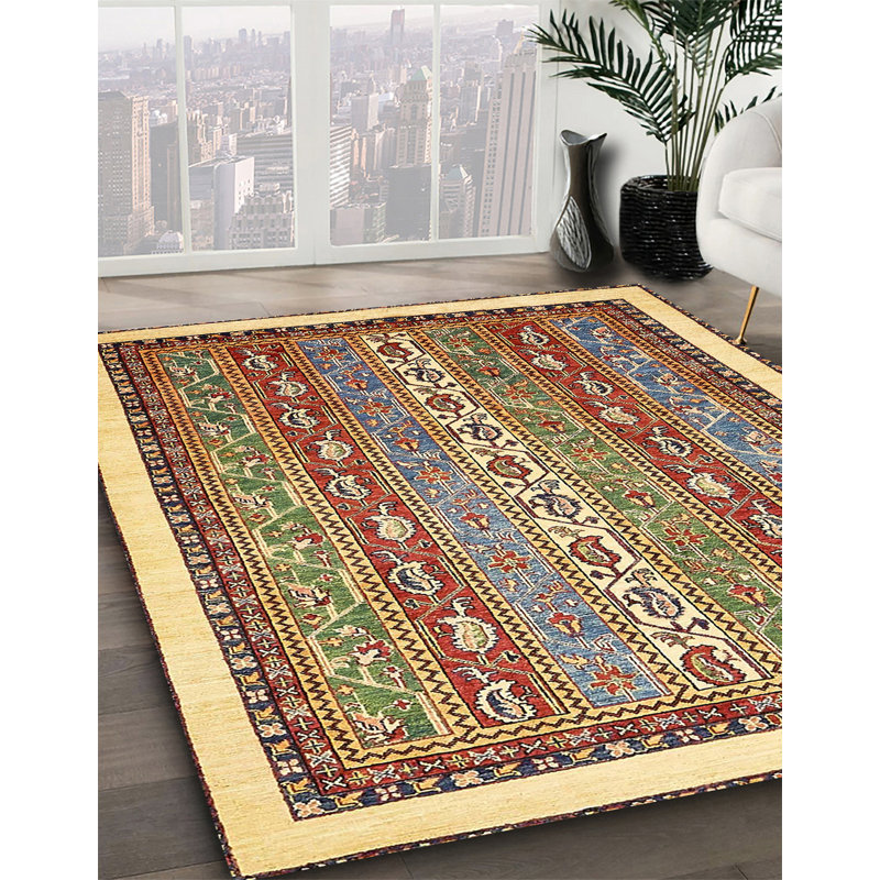 Tapis abstrait moderne 541, Carré 5 pi