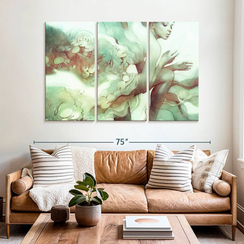 Leisha Lady Flood, 42" H x 65" W
