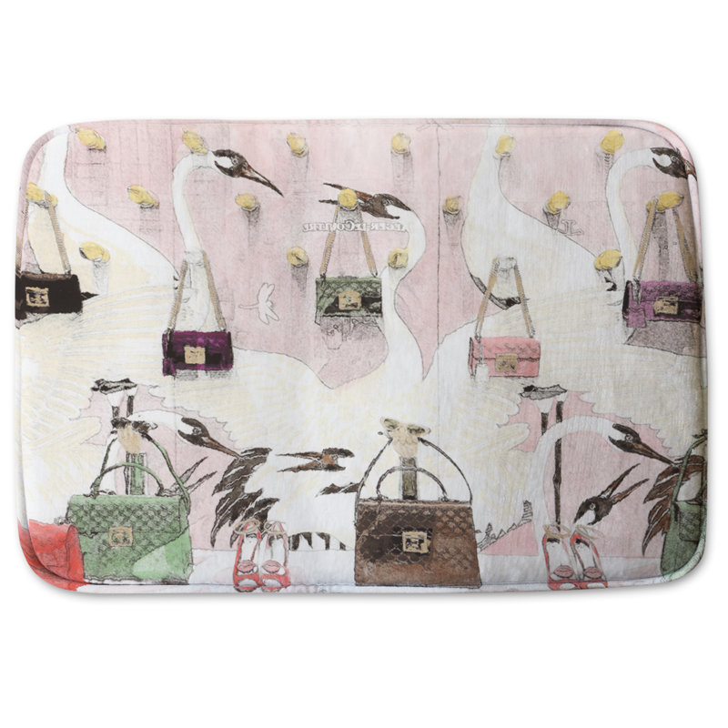 Natea Polyester Shower Curtain Set
