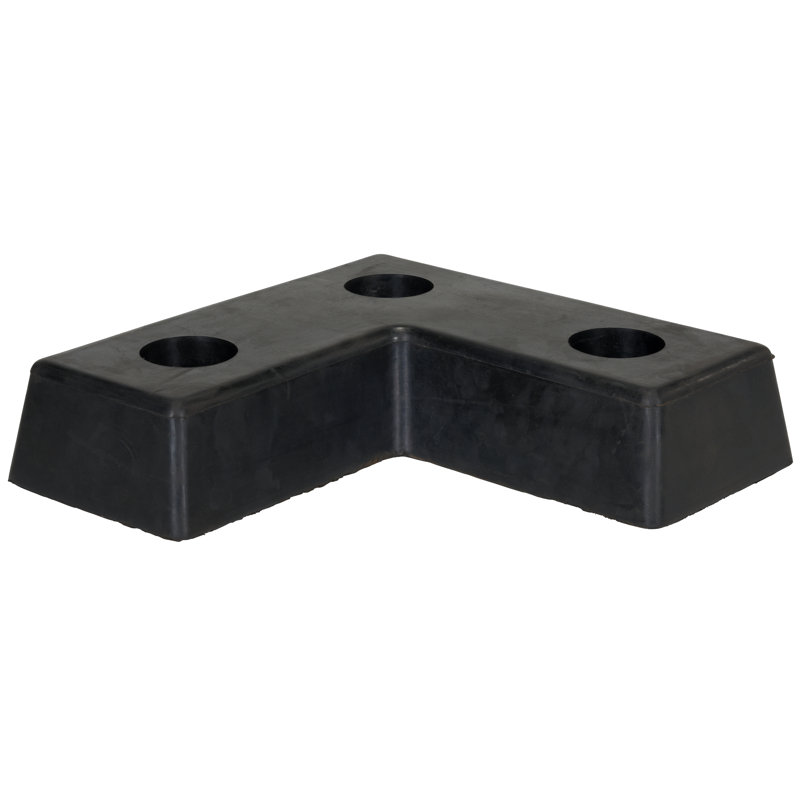 L SHAPED MOLDED BUMPER 4 X 18 X 18