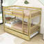Lit superposé simple en bois avec lit gigogne Keyen-1982293877