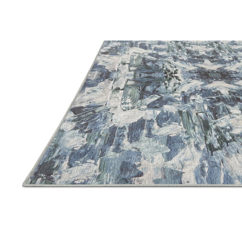 Esekiel Washable Indoor Rug, Square 3'