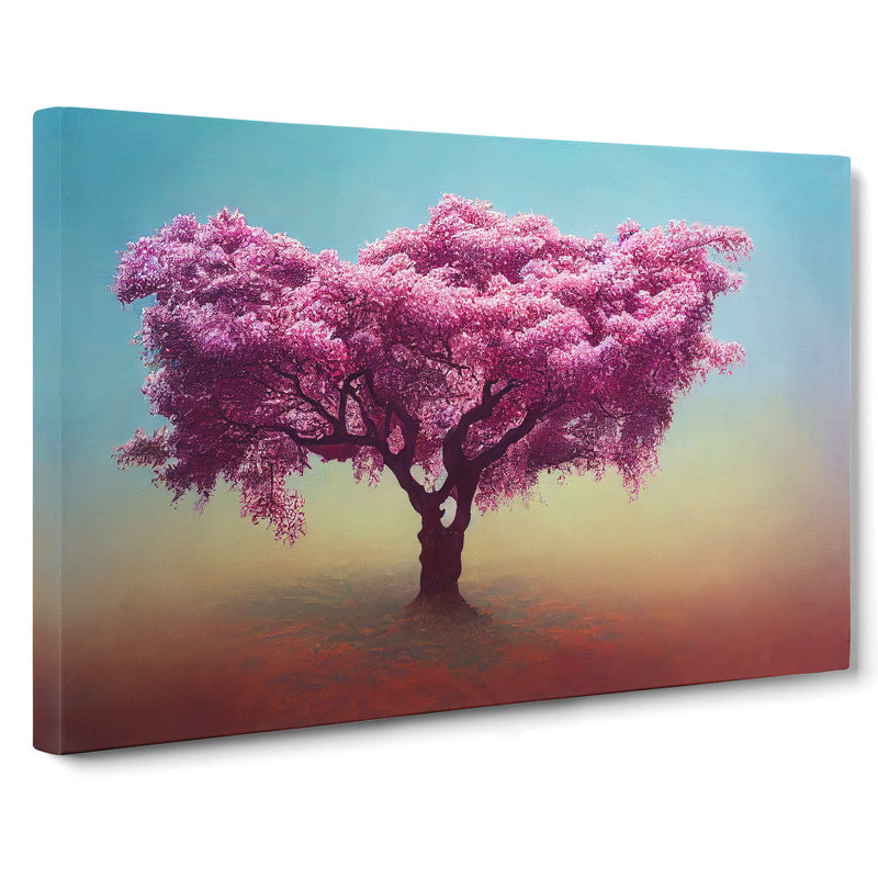 Riveting Blossom Tree - Wrapped Canvas Print, 35cm H x 50cm W x 3cm D